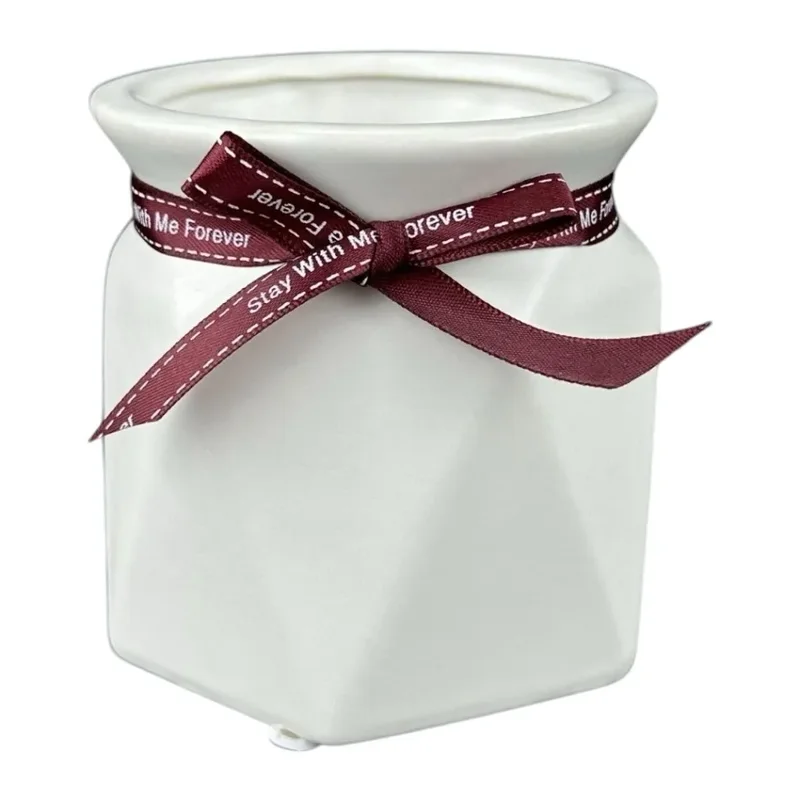 Vaza ceramica "Nicely S" alba