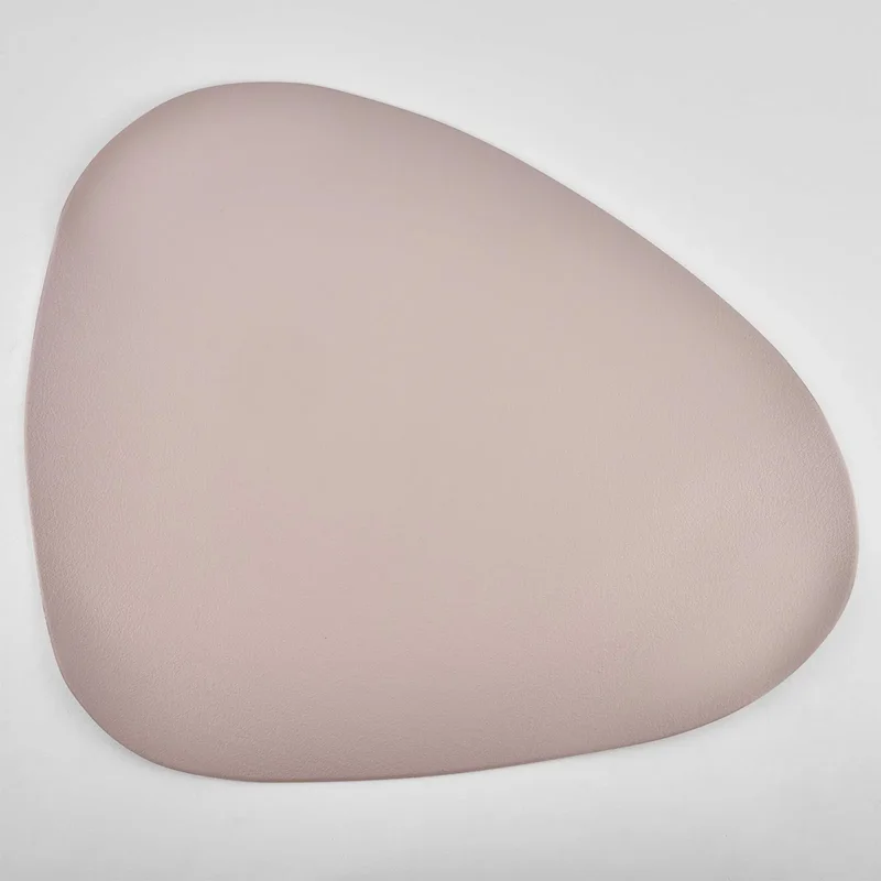 Zestaw 6 uchwytów na deski, PU, izolujące i antypoślizgowe, szare, "Land"