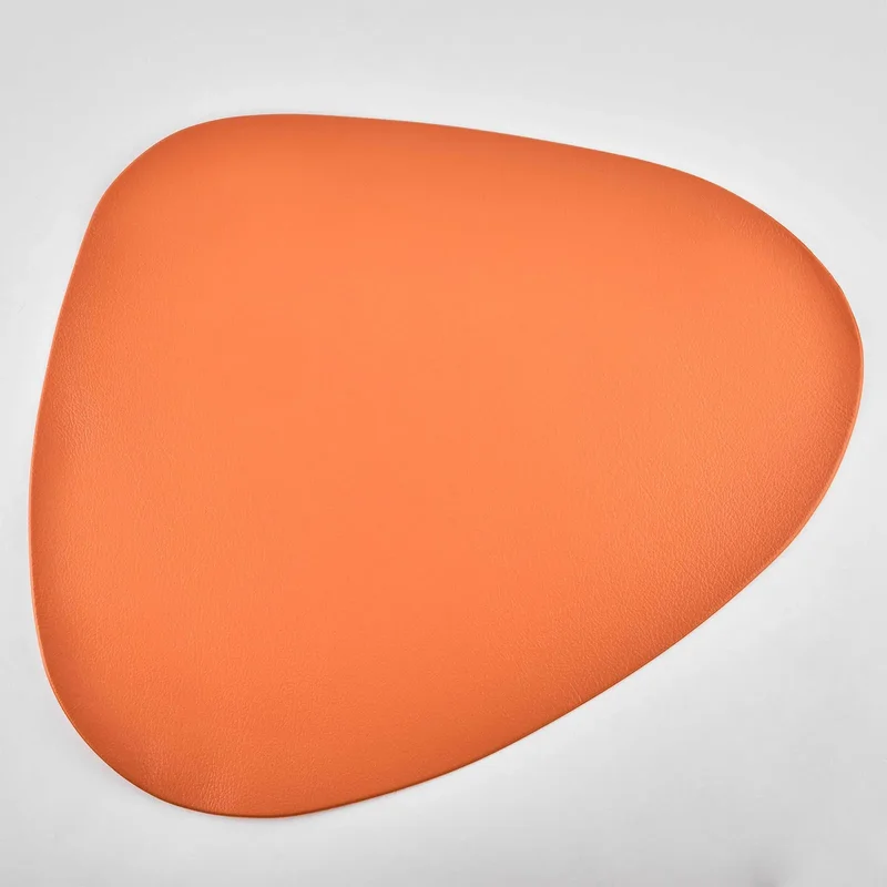 Zestaw 6 podpórek do desek, PU, izolujące i antypoślizgowe, pomarańczowe, "Land"