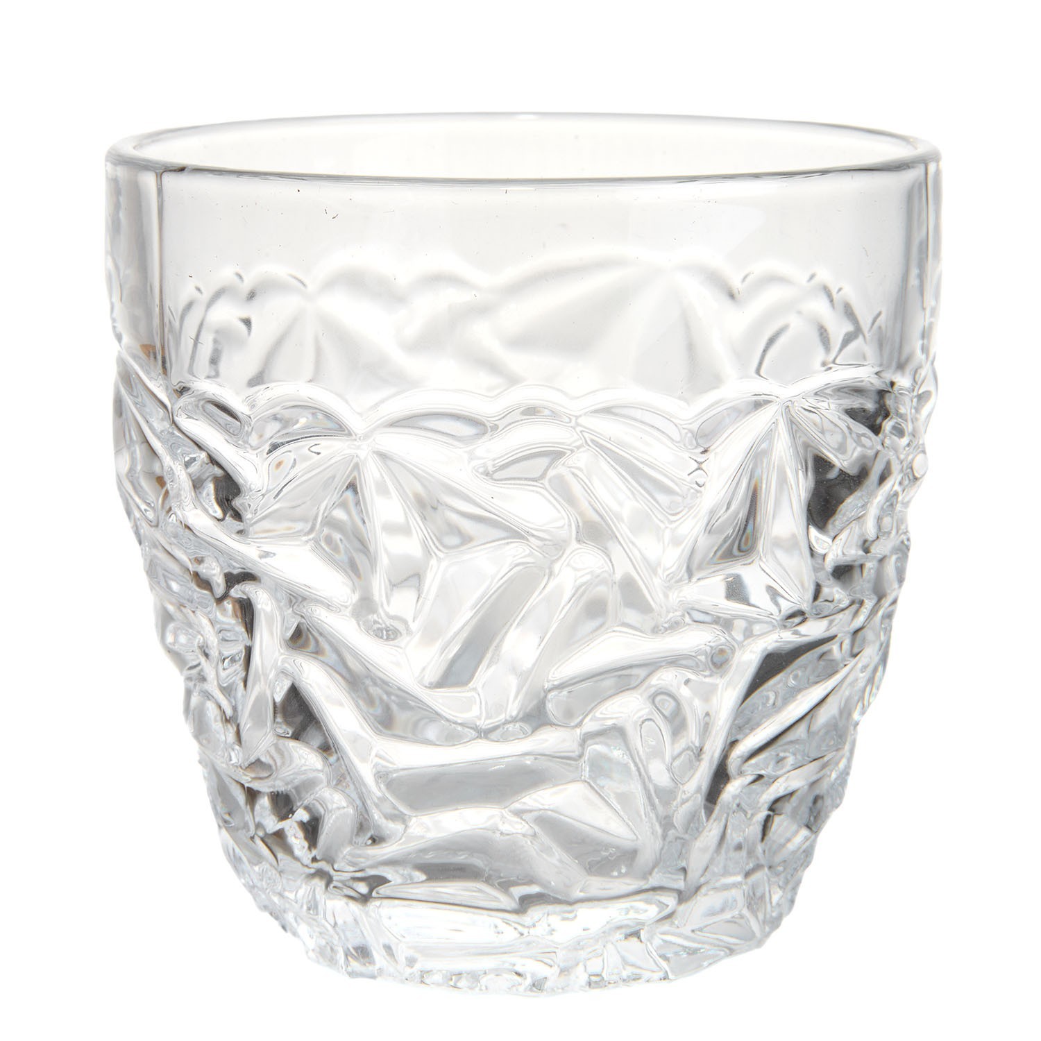 Zestaw 6 pahare 310ml "Crumpled