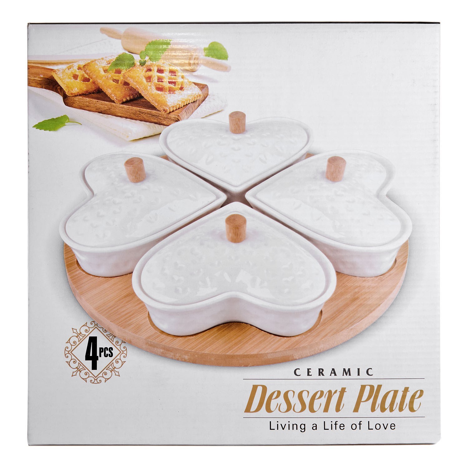 Zestaw do serwowania aperitifu "Heart" portelan photo 8