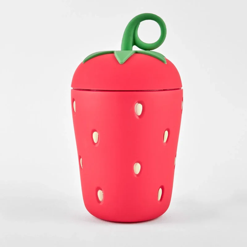 Sticla de apa "Strawberry" 300 ml, rosu